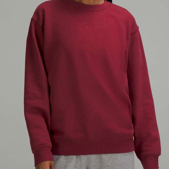 Lululemon Burgundy Red Pullover Crewneck Sweater XL Women STAINS - Picture 10 of 12